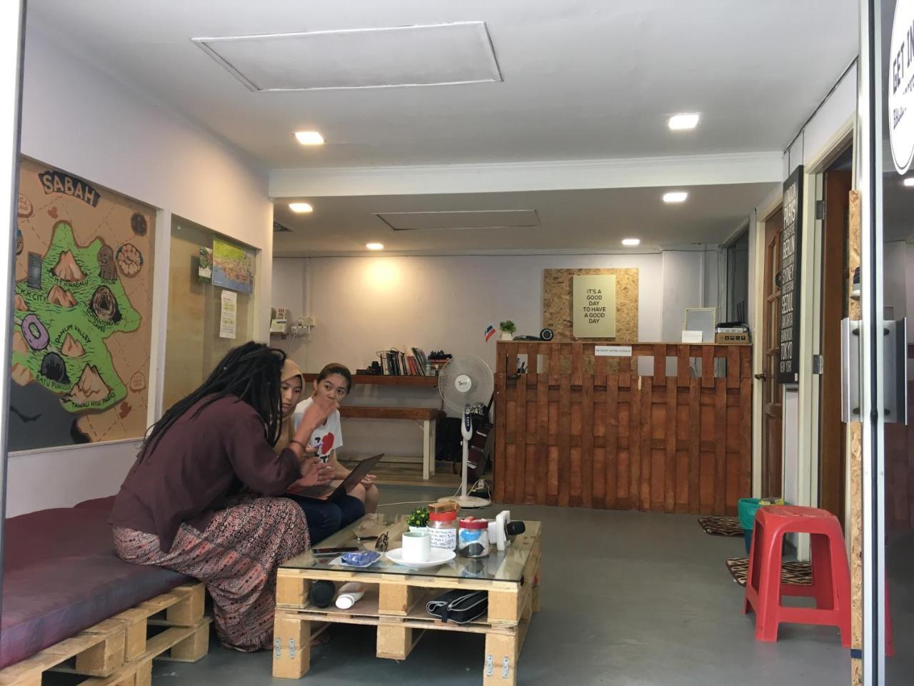 Get Inn Backpackers Kota Kinabalu Bagian luar foto