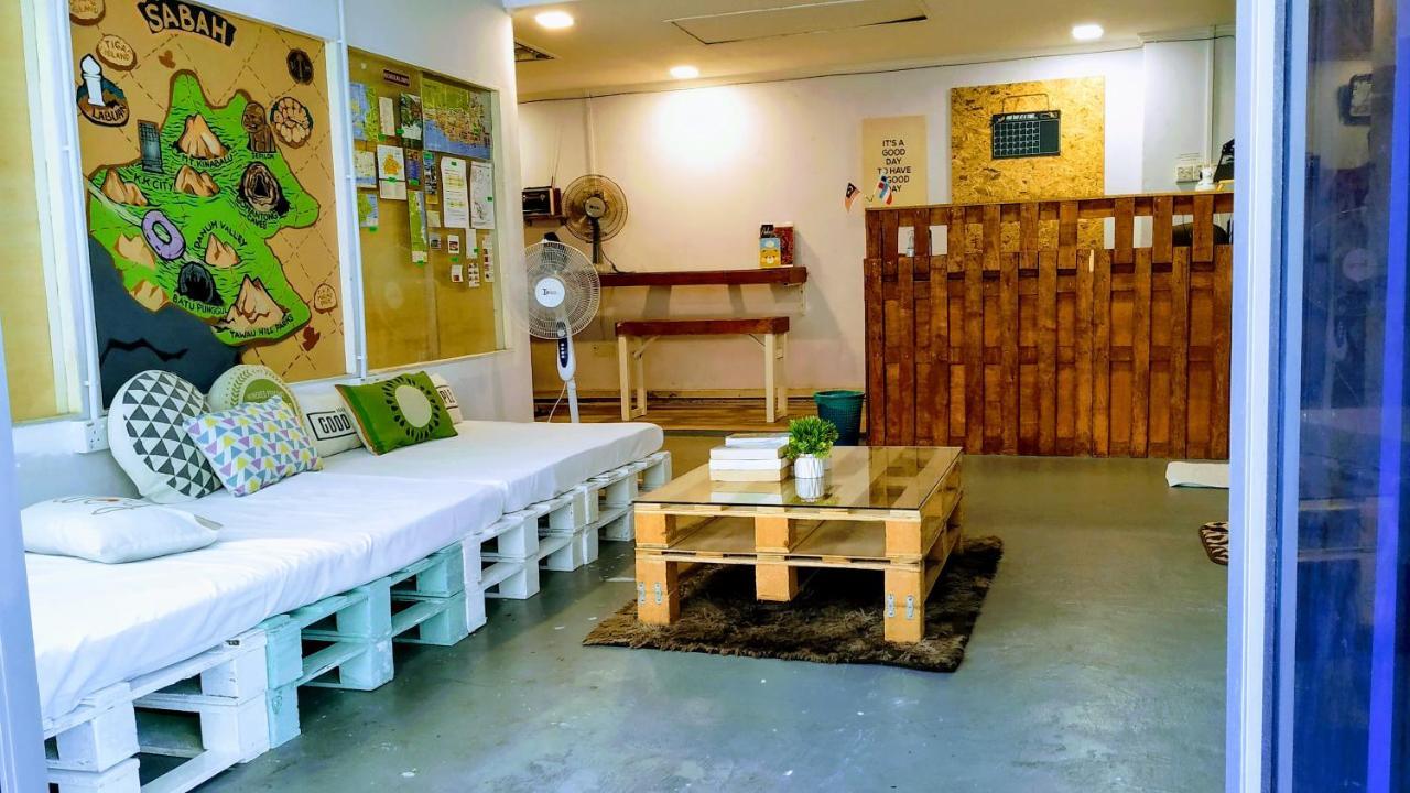 Get Inn Backpackers Kota Kinabalu Bagian luar foto